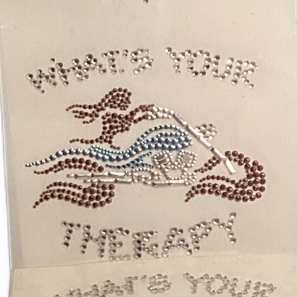 Swarovski Crystal And Rhinestone Heat Transfers - What's Your Therapy